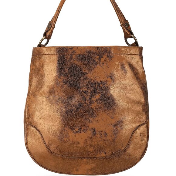 Frye Handbags - Frye $396 Melissa Metallic Leather Hobo Bag NWOT!